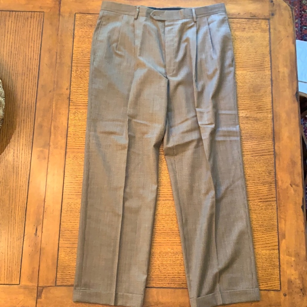 Jos A Bank worsted wool slacks 35x30
